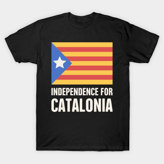 Independence For Catalonia T-Shirt by MeatMan